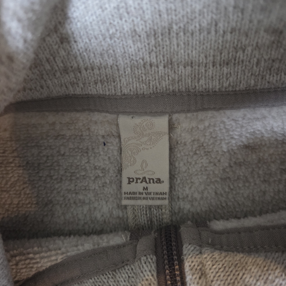 Prana Women's Tri Thermal Gray Zip-Up Jacket - Picture 2 of 9